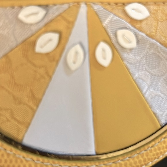 NWT COACH LEMON WRISTLET/CARD IR MONEY CASE/KEYRING - Picture 3 of 7